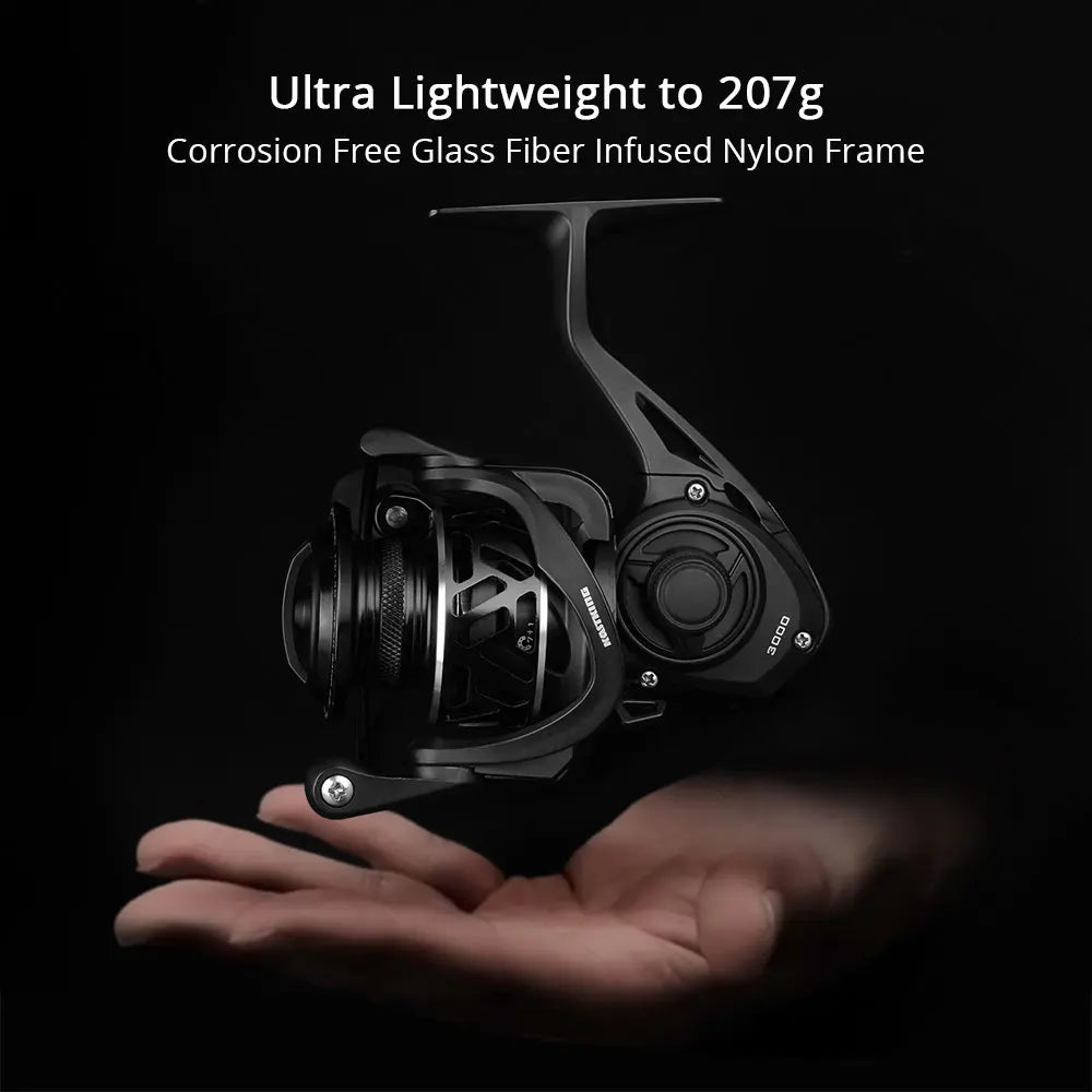 KastKing Zephyr Light Weight Spinning Fishing Reel 7+1Ball Bearings 10 kg Drag Carbon Fiber Drag for Bass Saltwater Fishing Coil-EXPROTAS