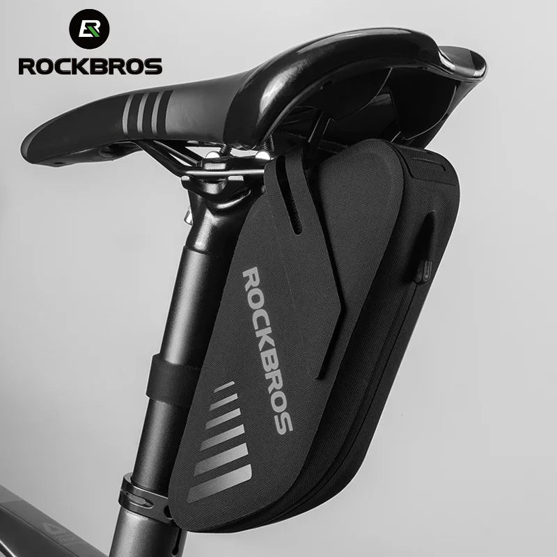 Rockbros Waterproof Tail Bag Bicycle Saddle Storage Panniers MTB 0.6L