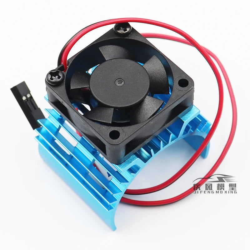 Motor Heatsink Cover Cooling Fan for 1/10 RC Car 540 550 3650 Parts