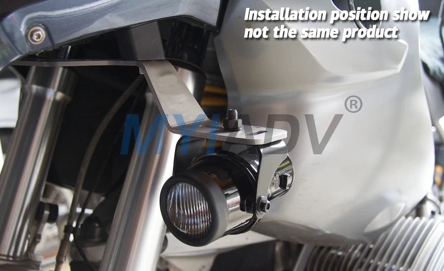 Fog Light Bracket for BMW R1200GS R1250GS ADV | LED Mount for Motorcycle