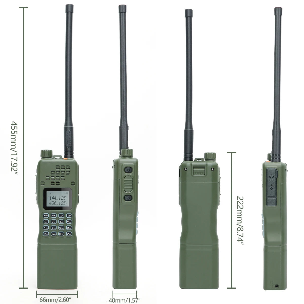 Baofeng AR-152 15W Walkie Talkie Powerful CB Two way Radio 12000mAh Battery Tactial Long Range AN PRC-152 Dual Band Transceiver-EXPROTAS
