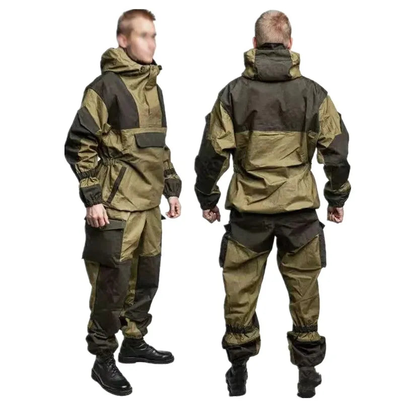 Gorka 4 Men's Mountain Camouflage Combat Suit Cotton Blend Working Hunting Training Uniform Short Eye-catching Design