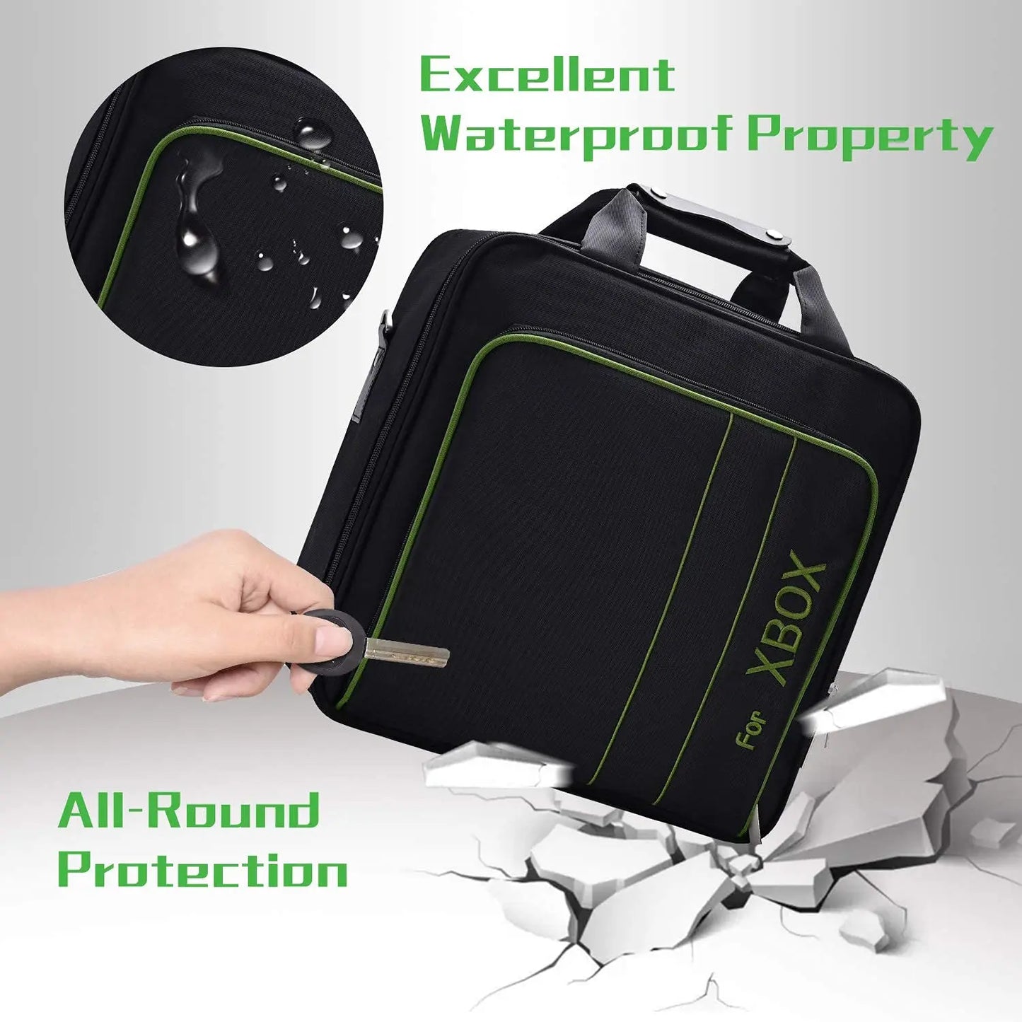 Carrying Case For Xbox Series X S Console Travel Bag with Controller Accessories