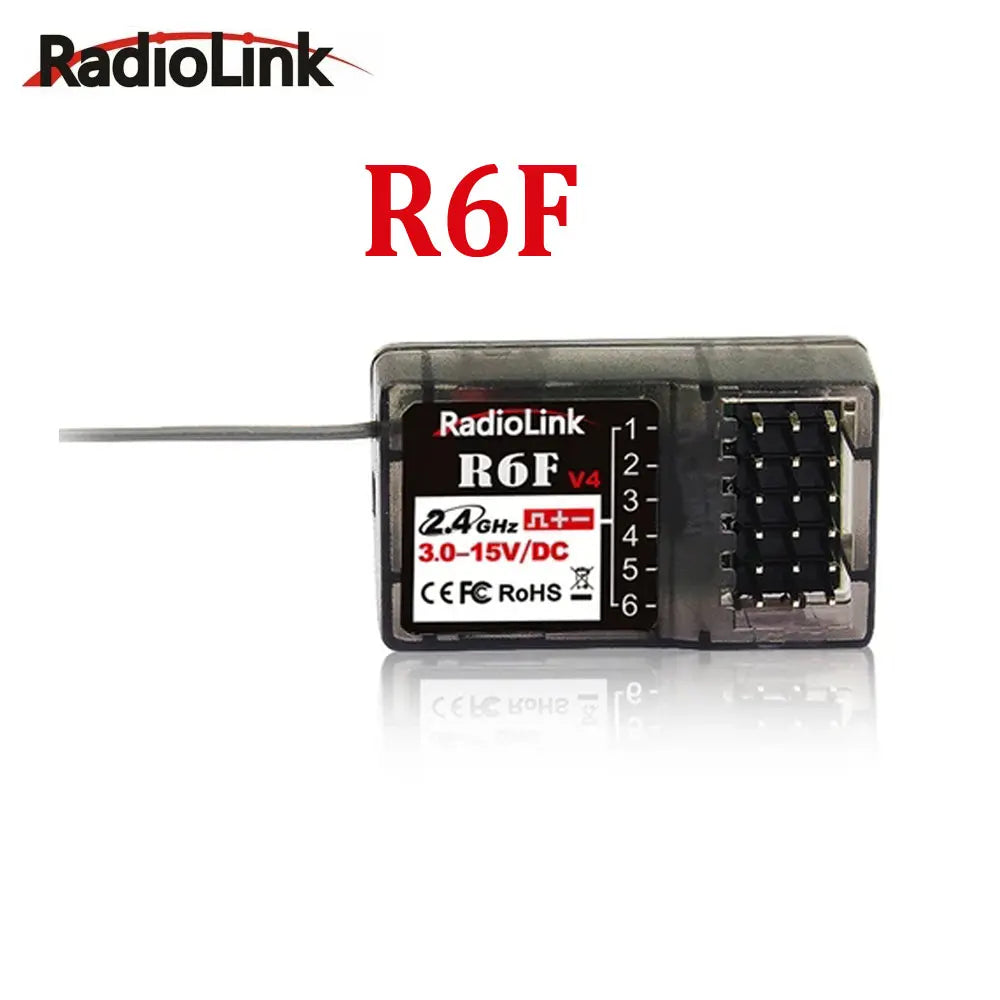 Radiolink 2.4GH R8FG R4FGM R6FG R6F Receiver Gyro for RC Car Boat Work for Transmitter RC4GS RC6GS T8FB T8S RC8X-EXPROTAS