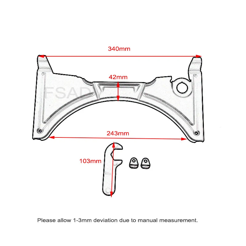Motorcycle Cockpit Fairing For BMW R1200GS R1250GS LC ADV Adventure R 1250 GS R 1200GS LC R1250 GS Updraft Deflector 2013-2023-EXPROTAS