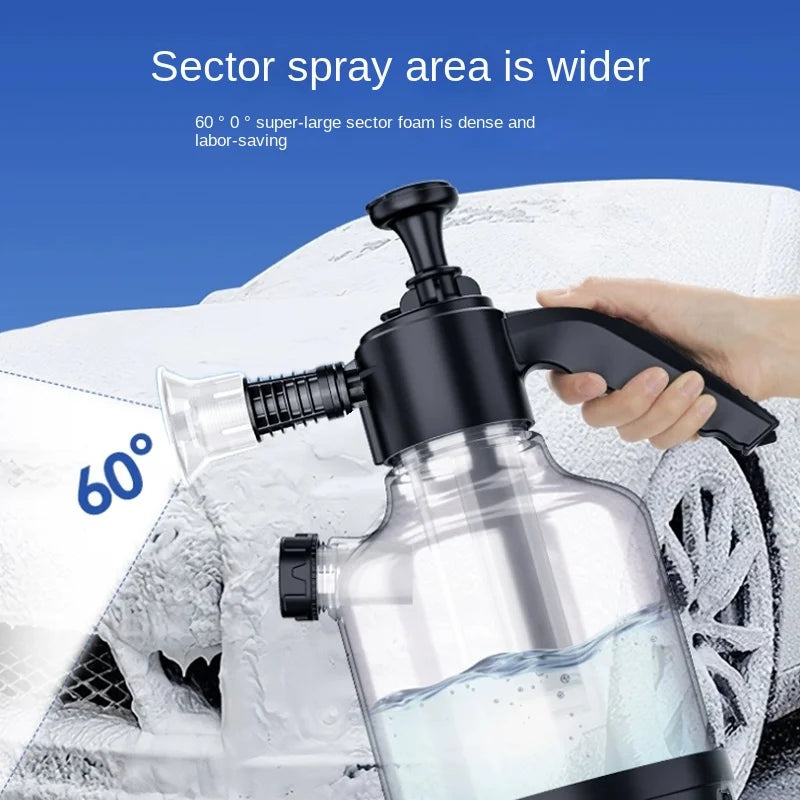 2.5L Car Wash Pump Foam Sprayer Handheld Snow Spray Bottle Cleaning Tool