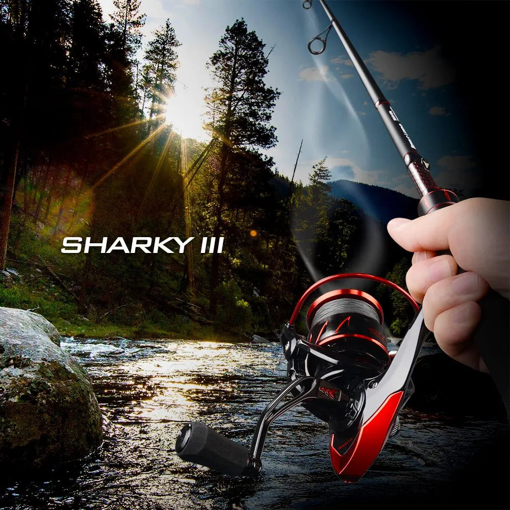Spinning Fishing Reel KastKing Sharky III 10+1BB 18kg Drag Metal Body