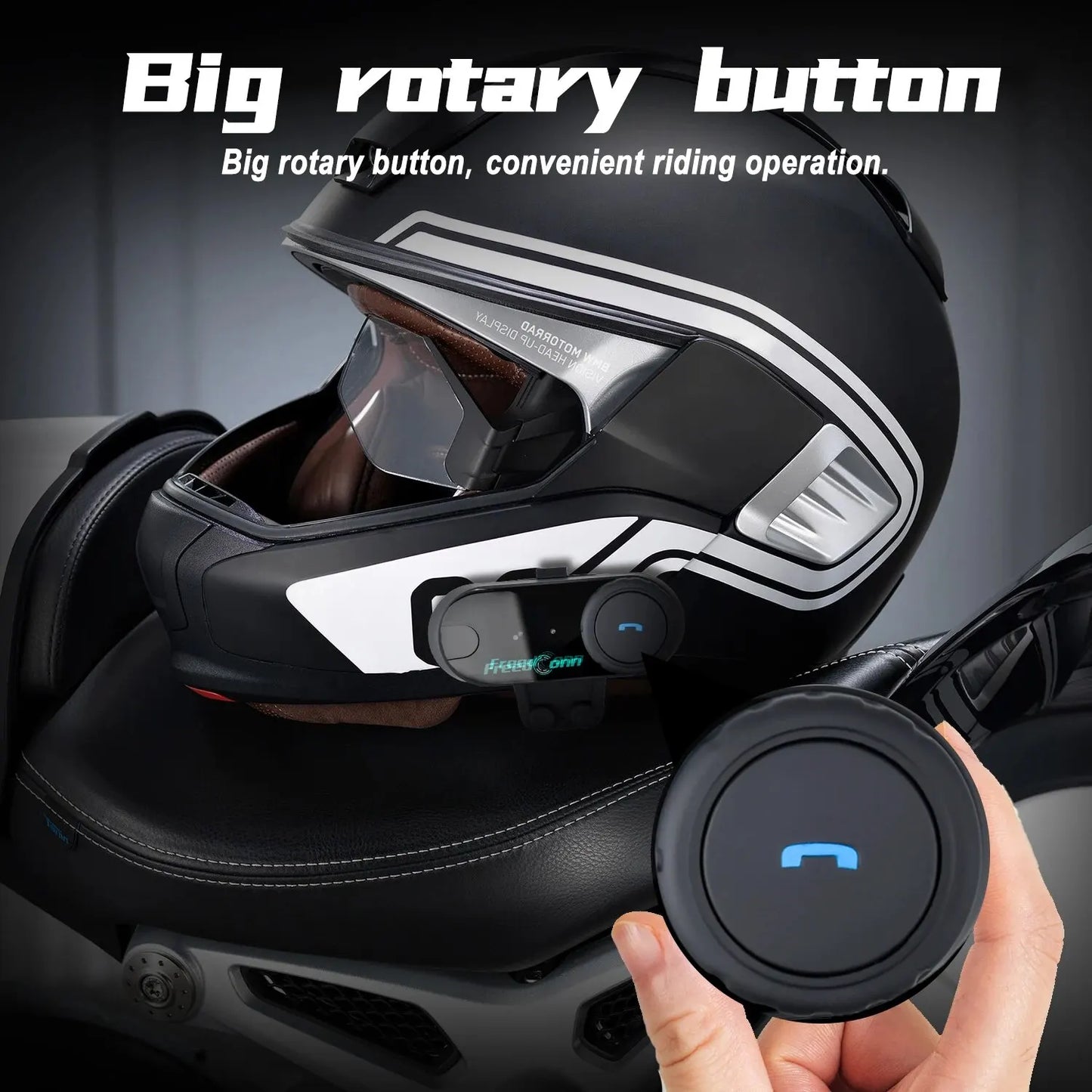 Motorcycle Helmet Bluetooth Headset Freedconn 6-Rider Intercom Hands Free