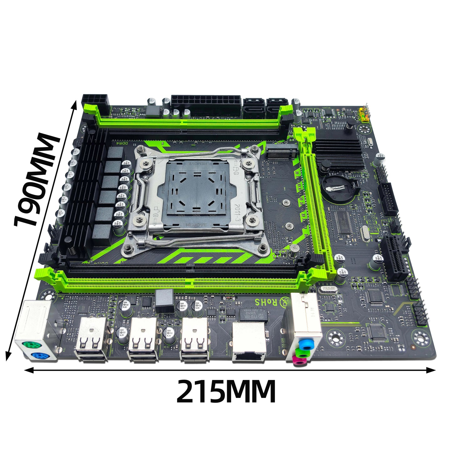 ZSUS X99-8D4 Motherboard Set Kit With LGA2011-3 Xeon E5 2650 V4 CPU DDR4 16GB (1*16GB) 2133MHZ RAM Memory NVME M.2 SATA-EXPROTAS