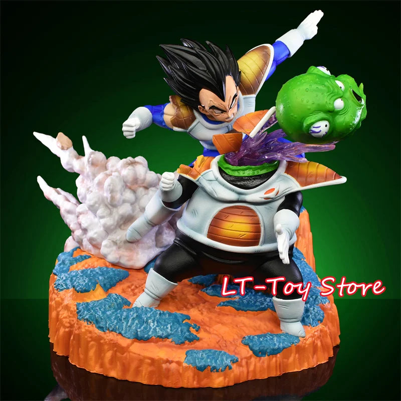 21cm/8.26in Anime Dragon Ball Z Figure Vegeta vs Guldo Action Figure Ginyu Force Statue Collectible Model Toys Gift-EXPROTAS