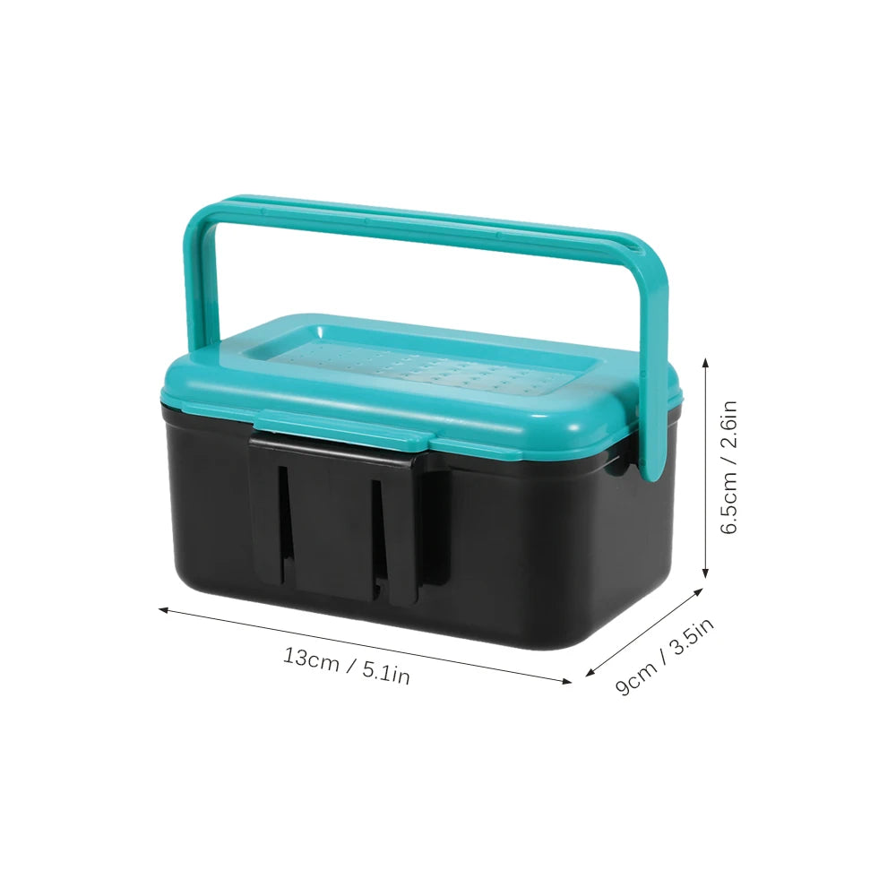 Fishing Lure Box Double Sided Tackle Storage Case with Compartments