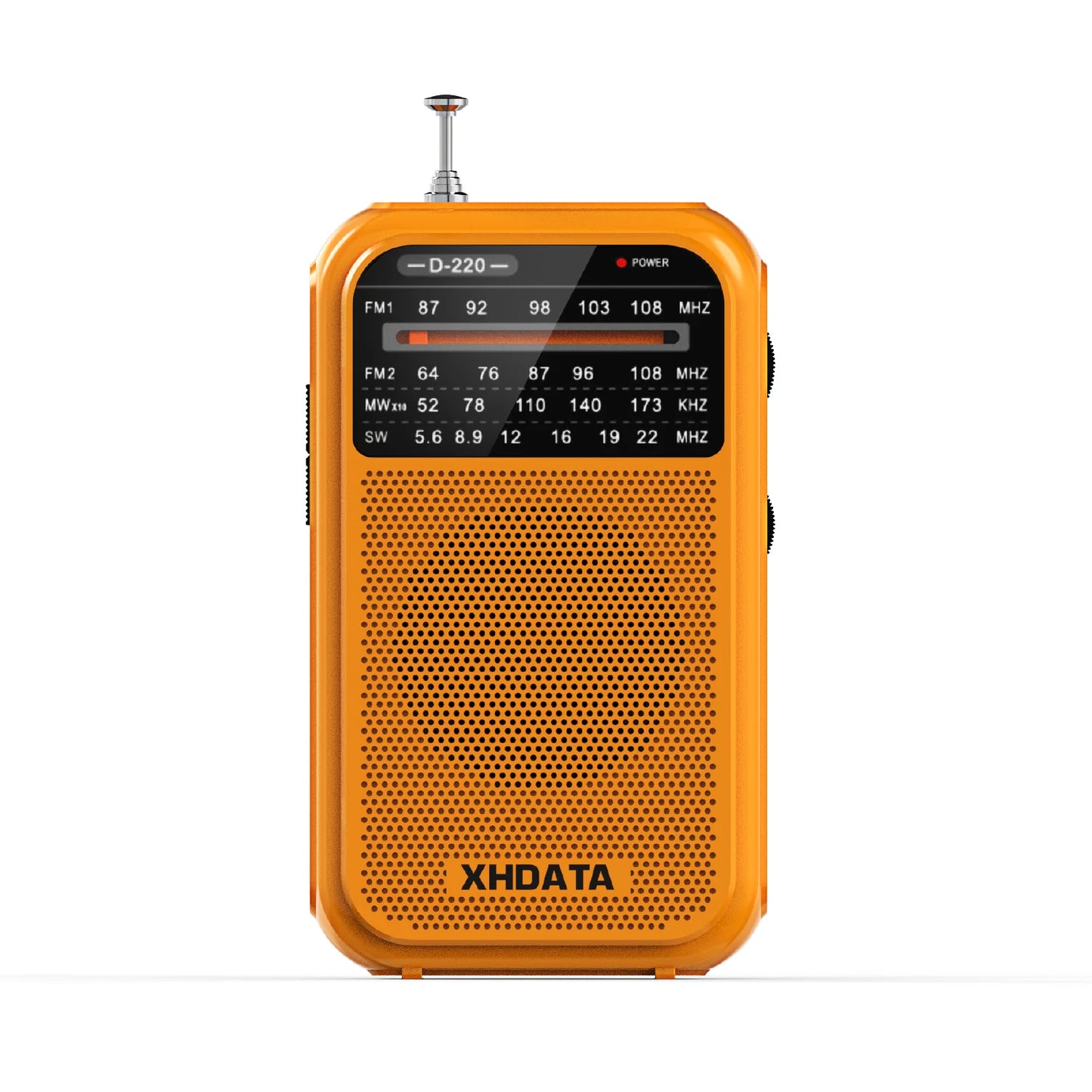 XHDATA D-220 Retro Radio | AM FM SW 4 Band DSP Pocket Portable Receiver