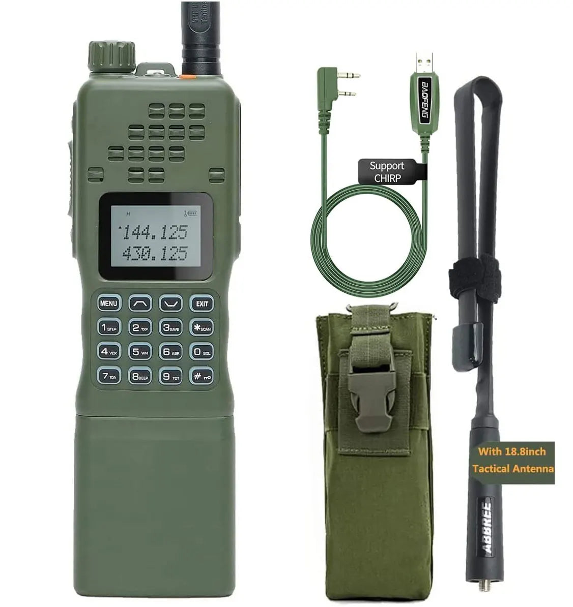 Baofeng AR-152 15W Walkie Talkie Powerful CB Two way Radio 12000mAh Battery Tactial Long Range AN PRC-152 Dual Band Transceiver-EXPROTAS