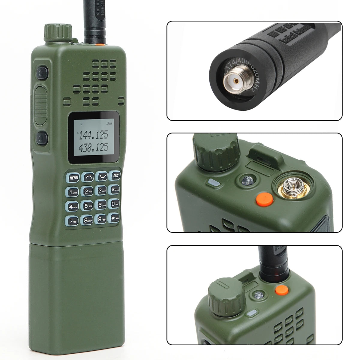 Baofeng AR-152 15W Walkie Talkie Powerful CB Two way Radio 12000mAh Battery Tactial Long Range AN PRC-152 Dual Band Transceiver-EXPROTAS