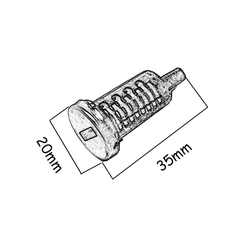 Top Case Key Lock Cylinder Plug Compatible with BMW R1200GS R1250GS ADV