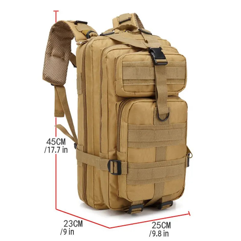 Military Tactical Backpack Travel Sports Camouflage Bag Outdoor Climbing Hunting Backpack Fishing Hiking Army 3P Pack Bag-EXPROTAS