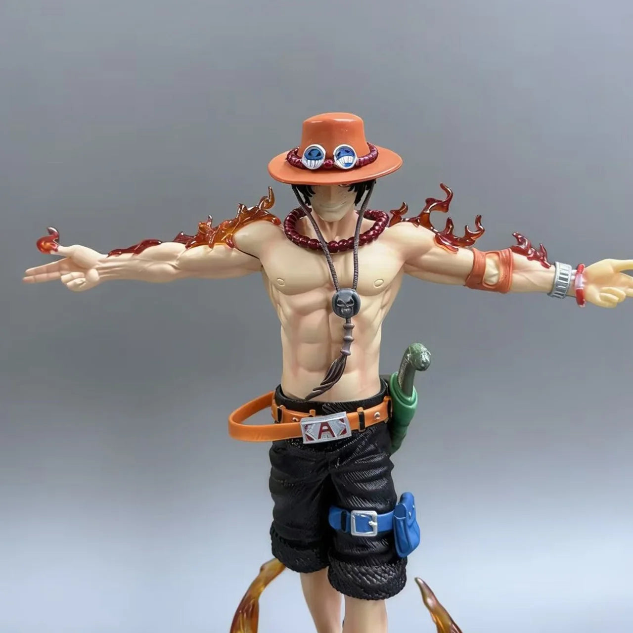 28cm Anime One Piece Ace Action Figure PVC Collectible Model Toy