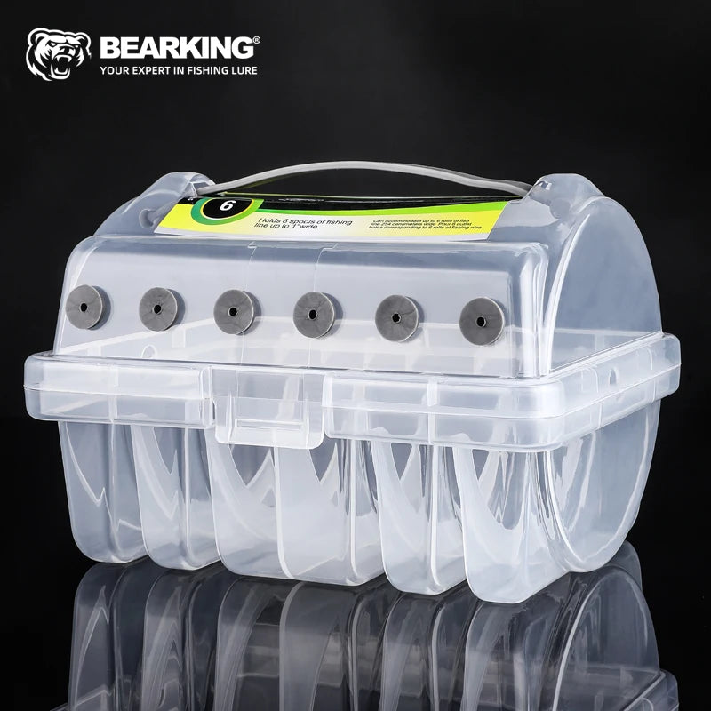 Fishing Tackle Box Double Sided Storage Case with 14 Compartments Organiser