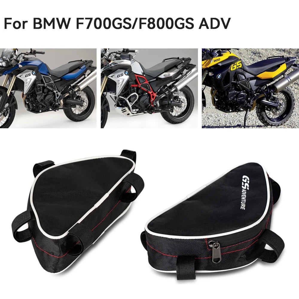 F 800 GS F 700 GS ADV Motorcycle Tools Bag Repair Positioning Frame Crash Bar Waterproof Bag for BMW F800GS F700GS Adventure-EXPROTAS