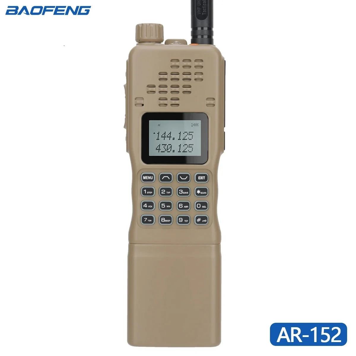 Baofeng AR-152 15W Walkie Talkie Powerful CB Two way Radio 12000mAh Battery Tactial Long Range AN PRC-152 Dual Band Transceiver-EXPROTAS
