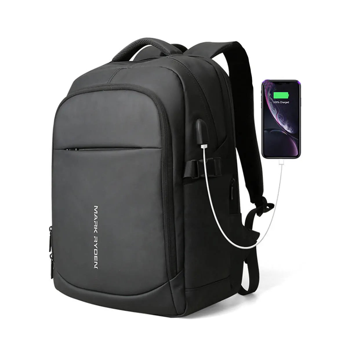 MARK RYDEN Man Backpack Multifunctional 15.6inch Laptop Bag Multi-layer Pockets School Backpack-EXPROTAS