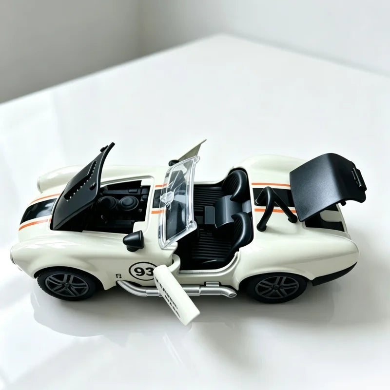 1:36 Alloy Car Model Convertible Vintage Diecast Miniature Collectible