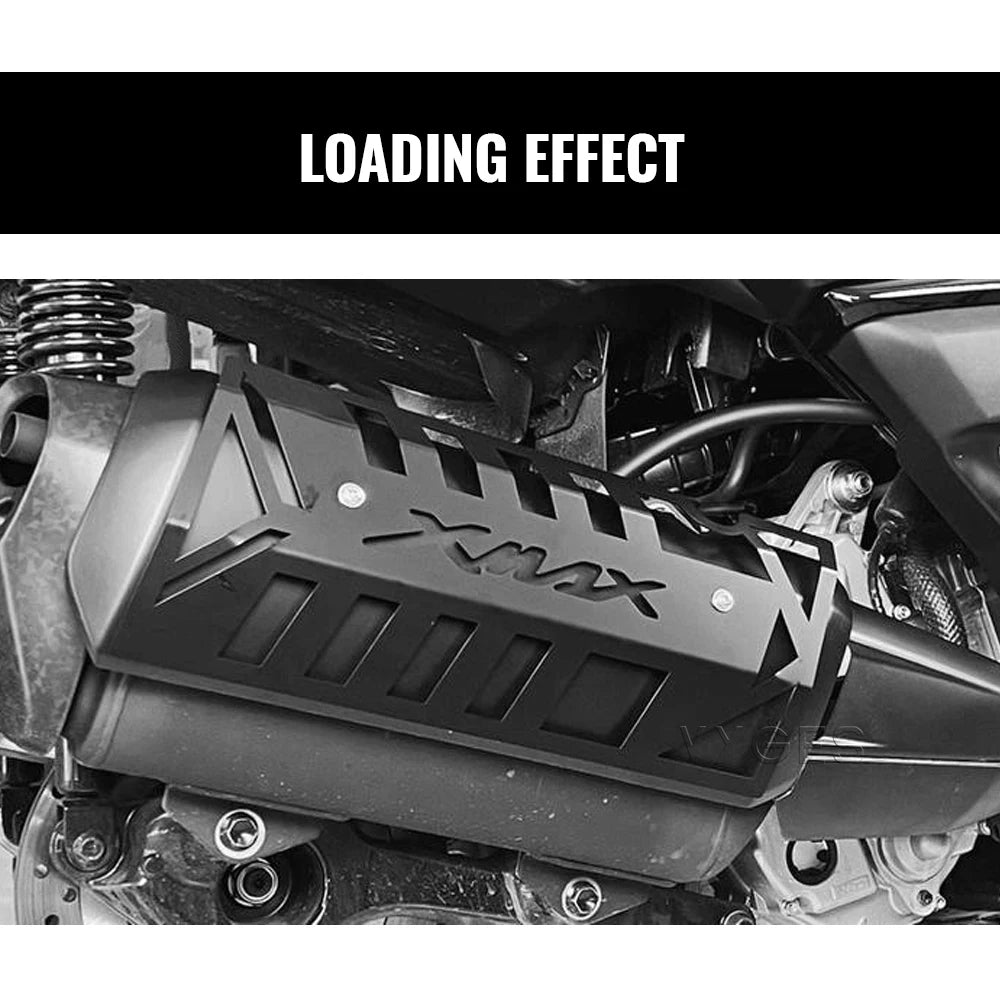 Exhaust Guard Cover for Yamaha XMAX 250 300 2017–2024 Heat Shield Protector