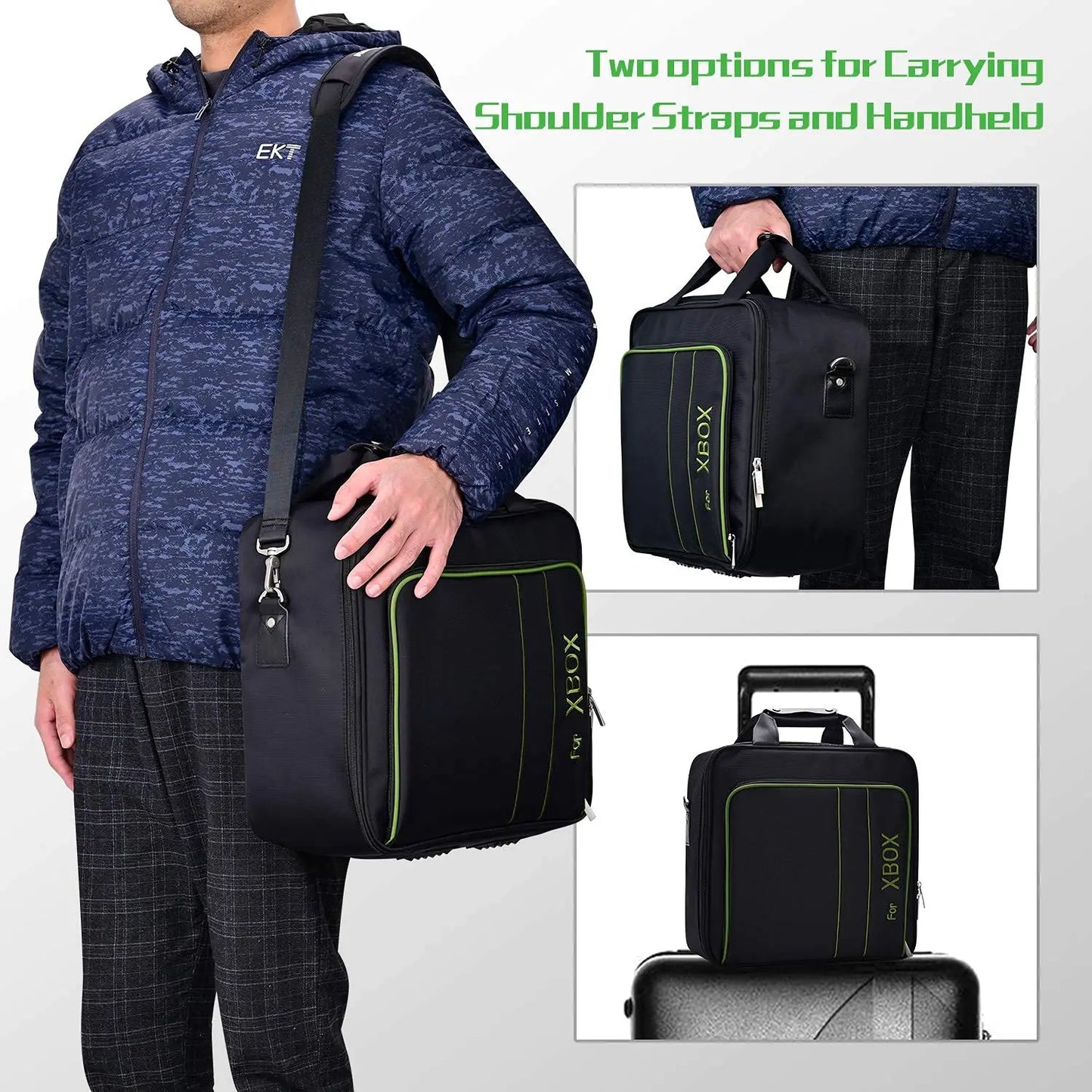 Carrying Case For Xbox Series X S Console Travel Bag with Controller Accessories