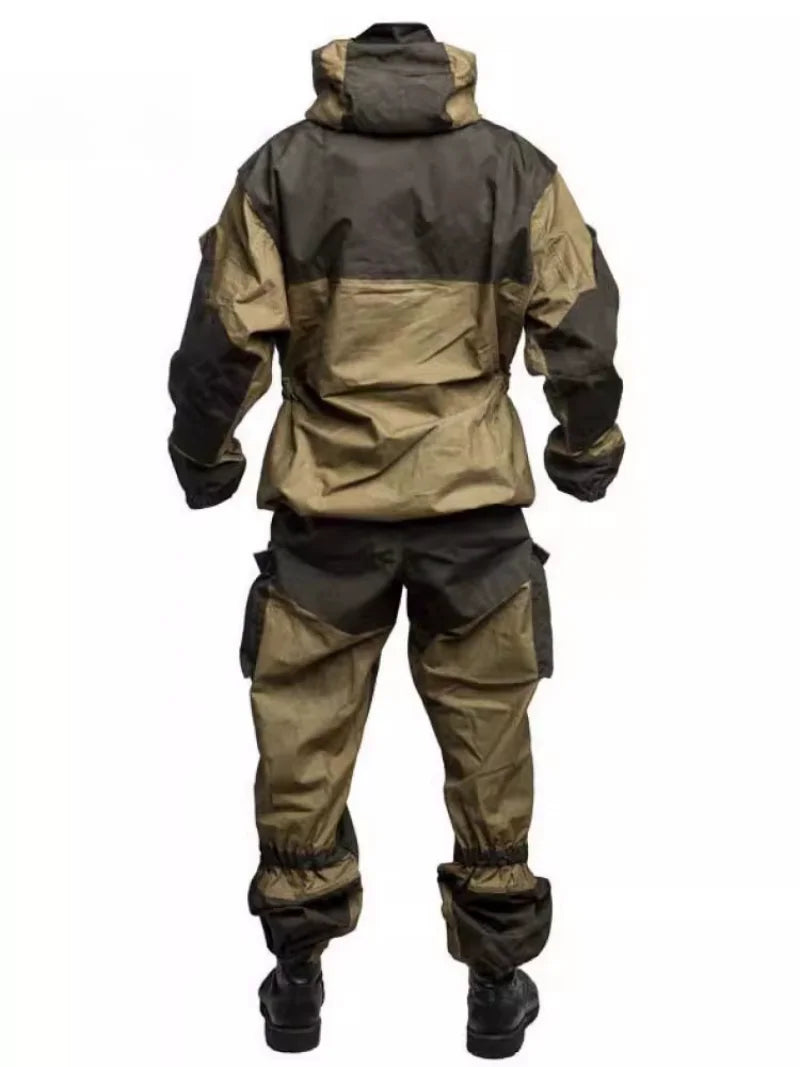 Gorka 4 Men's Mountain Camouflage Combat Suit Cotton Blend Working Hunting Training Uniform Short Eye-catching Design
