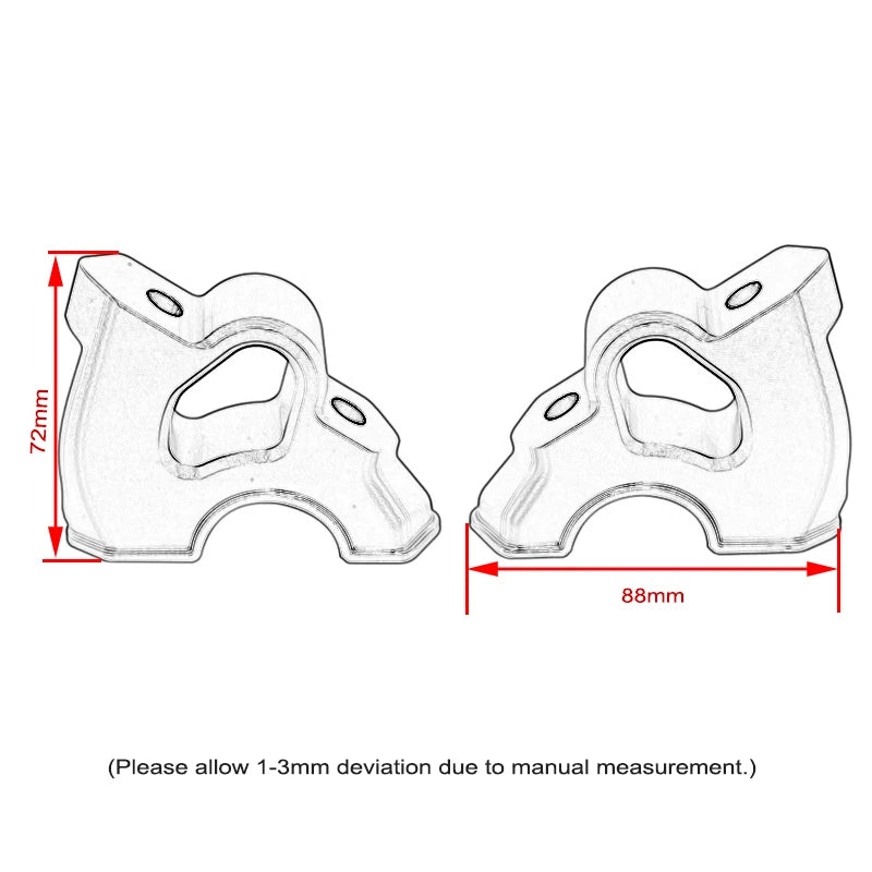 Handlebar Riser Clamp Adapter For BMW R1300GS R 1300 GS ADV 2023-2025 Extension