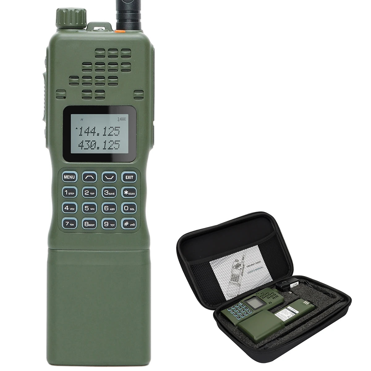 Baofeng AR-152 15W Walkie Talkie Powerful CB Two way Radio 12000mAh Battery Tactial Long Range AN PRC-152 Dual Band Transceiver-EXPROTAS