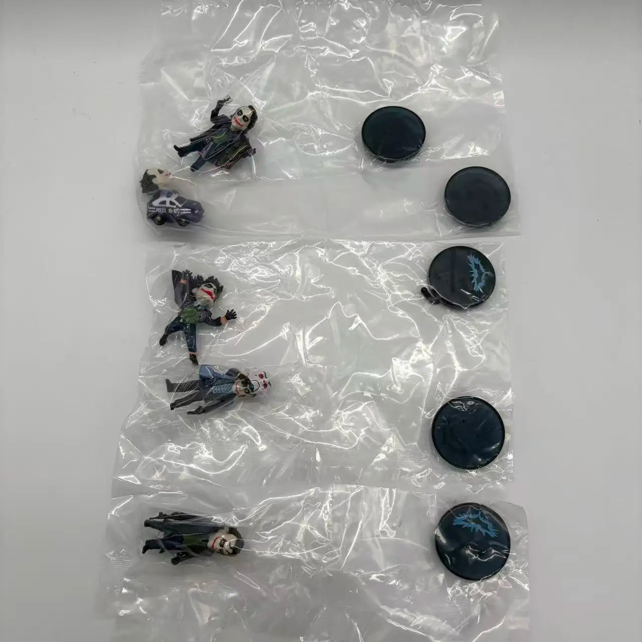 5pcs The Dark Knight Joker PVC Figure Set 6-10cm Collectible Models