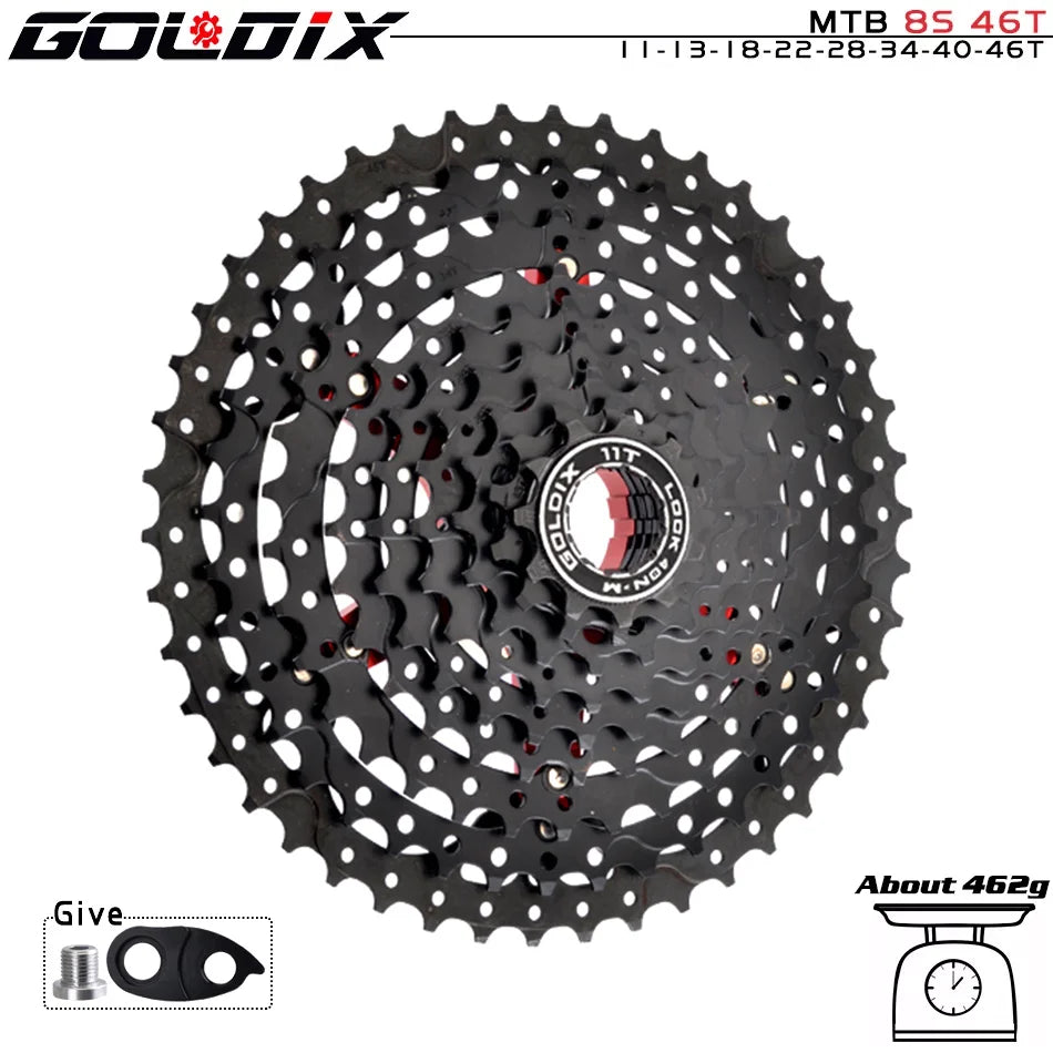 GOLDIX MTB Cassette | 8–12 Speed 40T–52T Freewheel Sprocket for Shimano/SRAM