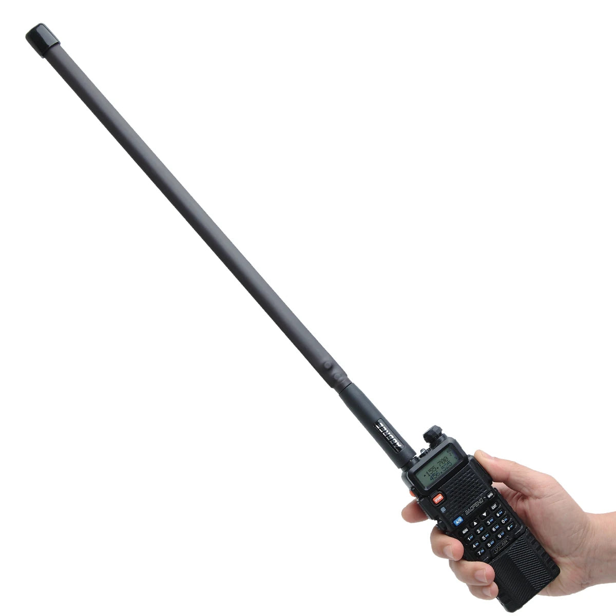 ABBREE CS Tactical Antenna SMA-Female Dual Band VHF UHF 144/430Mhz Foldable For Walkie Talkie Baofeng UV-21 UV-5R QuanSheng K5-EXPROTAS