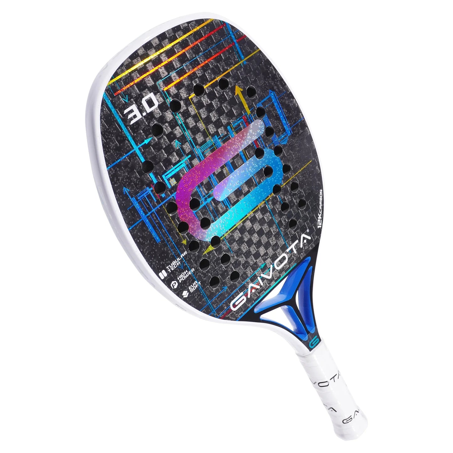Gaivota3.0 2024 Beach tennis racket 12K carbon+backpack-EXPROTAS