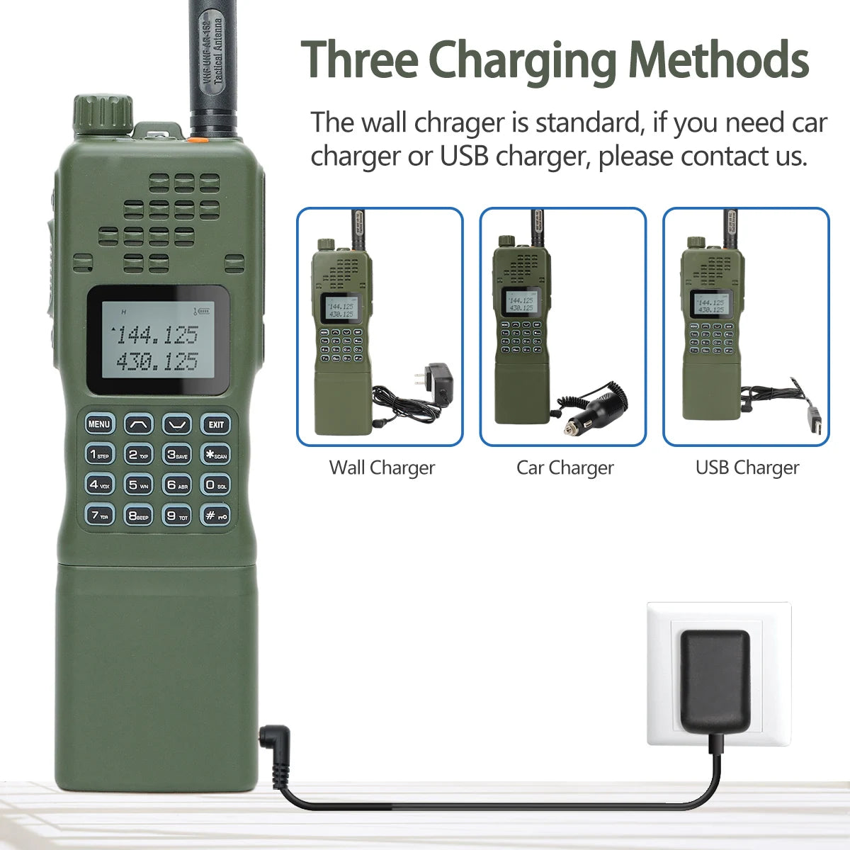 Baofeng AR-152 15W Walkie Talkie Powerful CB Two way Radio 12000mAh Battery Tactial Long Range AN PRC-152 Dual Band Transceiver-EXPROTAS