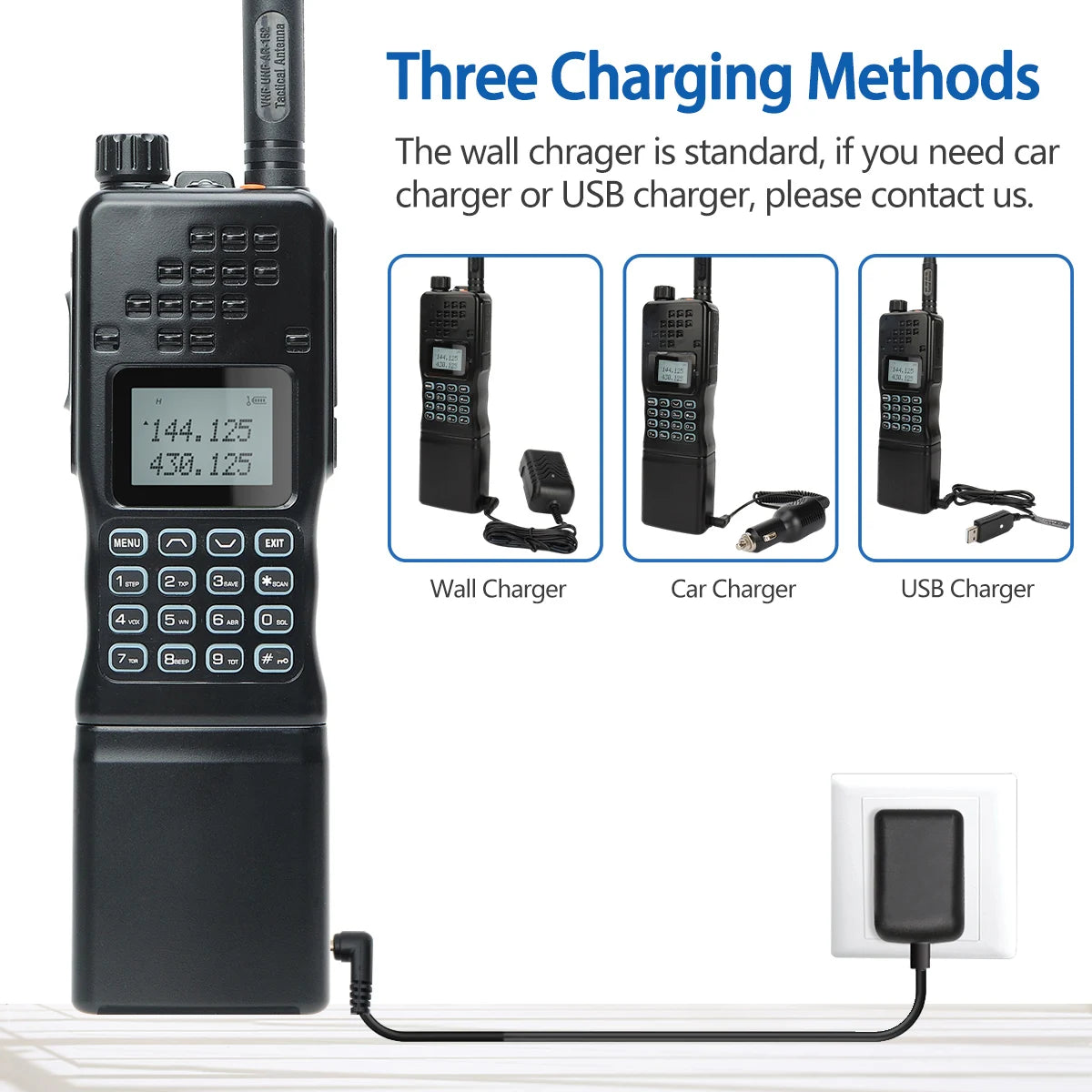 Baofeng AR-152 15W Walkie Talkie Powerful CB Two way Radio 12000mAh Battery Tactial Long Range AN PRC-152 Dual Band Transceiver-EXPROTAS
