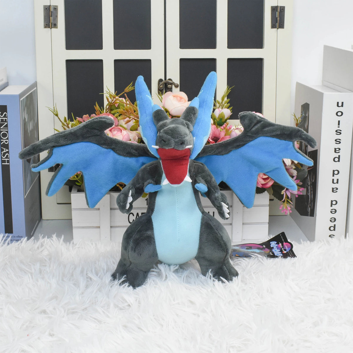 Mega Charizard Plush Soft Stuffed Toy Doll 22CM Pokemon Gift for Children