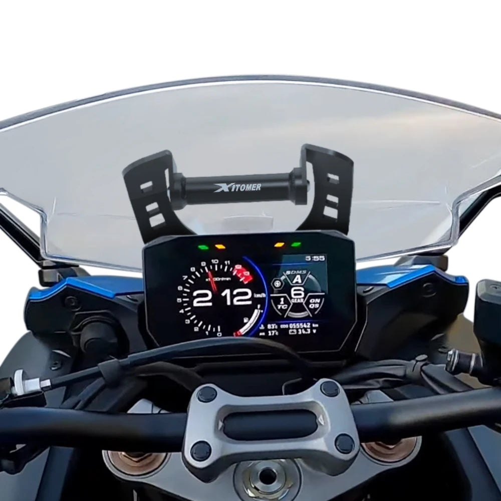 GPS Phone Mount Bracket Plate Holder for Suzuki GSX-S1000GT/GT+ 2022-2024