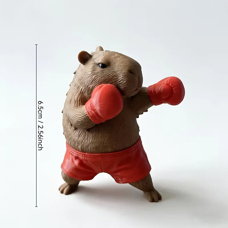Cute Capybara Car Decor Figurine Desktop Office Decoration Animal Ornament