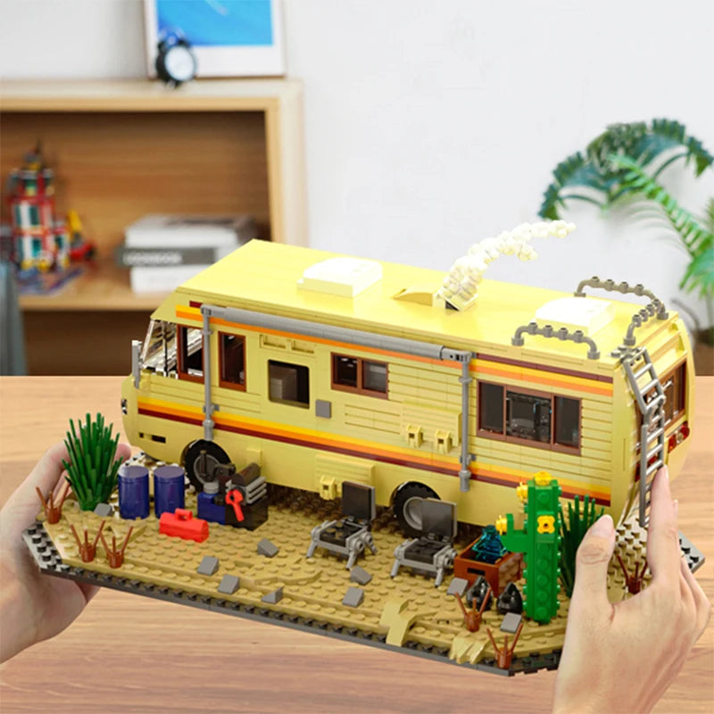 Breaking Bad RV Camper Bus Car Model Building Blocks Adventure Toy