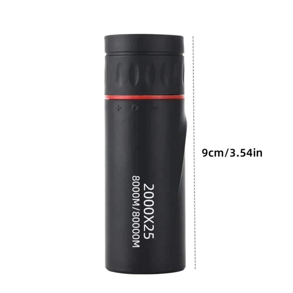 Portable Phone Holder Monocular Telescope 2000x25 Mini Birdwatching Scope
