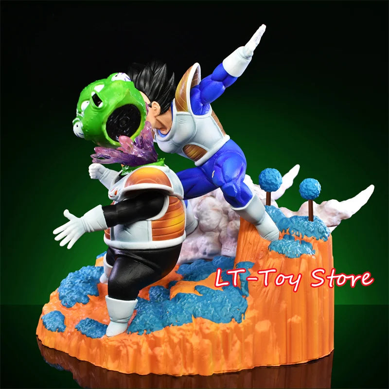 21cm/8.26in Anime Dragon Ball Z Figure Vegeta vs Guldo Action Figure Ginyu Force Statue Collectible Model Toys Gift-EXPROTAS