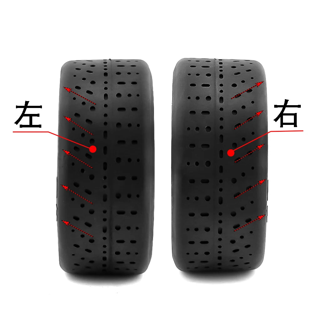 RS Black Rubber Tire 102x45mm 17mm Hex for Arrma 1/7 Infraction Felony Limitless