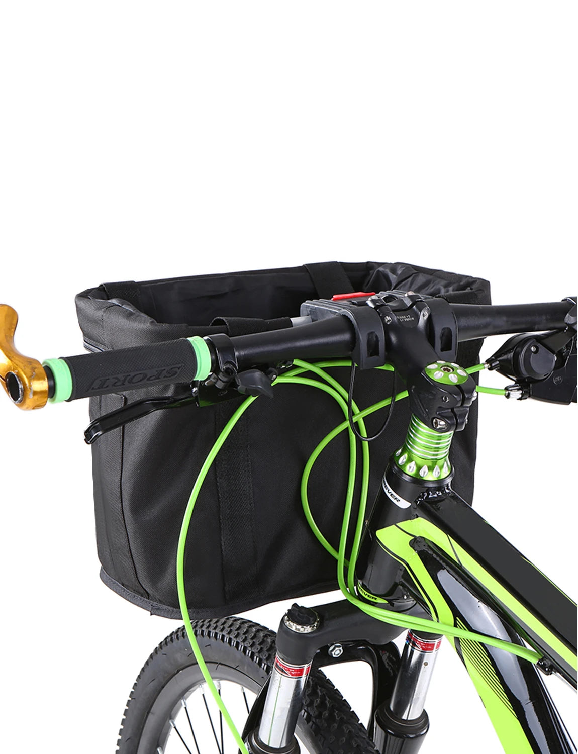 Waterproof Removable Bike Front Basket Handlebar Pet Carrier Frame Bag