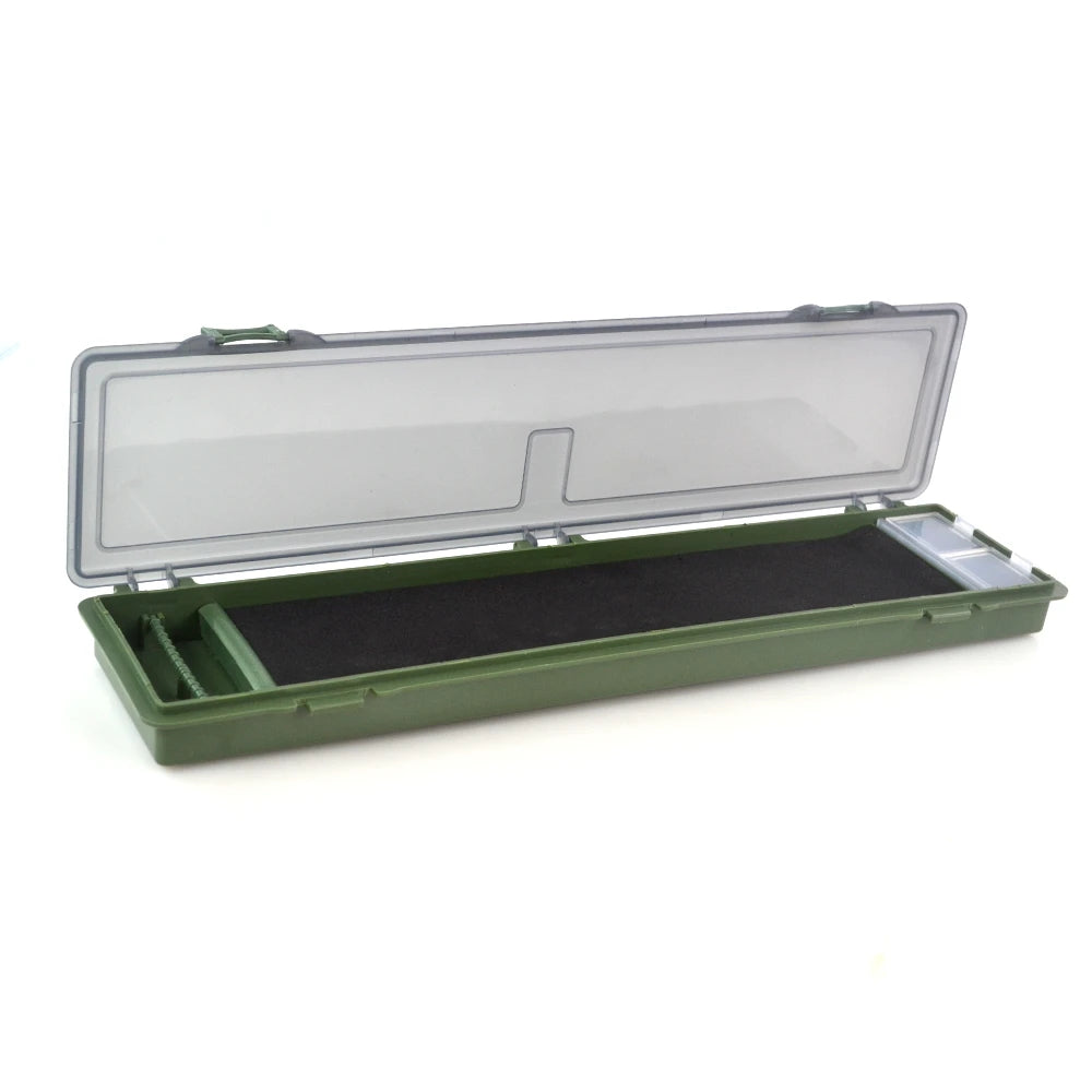 Fishing Tackle Box Rig Wallet with Stiff Hair Board & Pins Storage