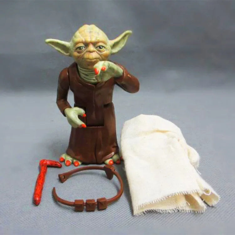 Mandalorian Master Yoda Action Figure with Cloth Collectible Toy