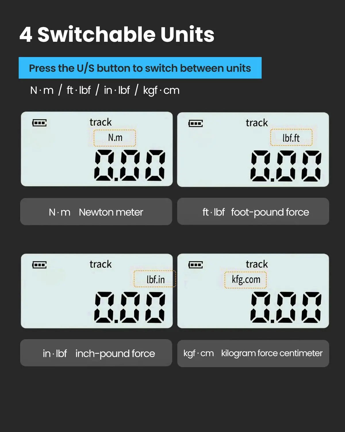 Professional Digital Torque Wrench 1/4'' 3/8'' 1/2 '' Electronic Torque Wrench Torque Adapter Bike Car Repair Hand Tools Set-EXPROTAS