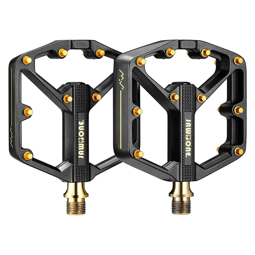 Jawbone MTB Pedals | Flat Aluminum 9/16” Platform Bike Pedals Sealed Bearing