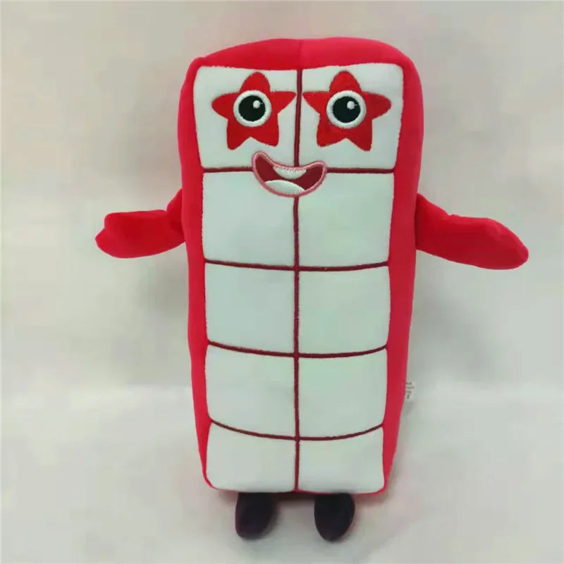 10pcs Number Plush Doll Toys Soft Cute Stuffed Dolls for Kids 0-9
